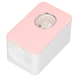 Automatic Toothpaste Dispenser Wall Mounted Easy Installation Toothpaste Squeezer Dispenser for Bathroom Home Pink