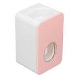 Automatic Toothpaste Dispenser Wall Mounted Easy Installation Toothpaste Squeezer Dispenser for Bathroom Home Pink - Rear View