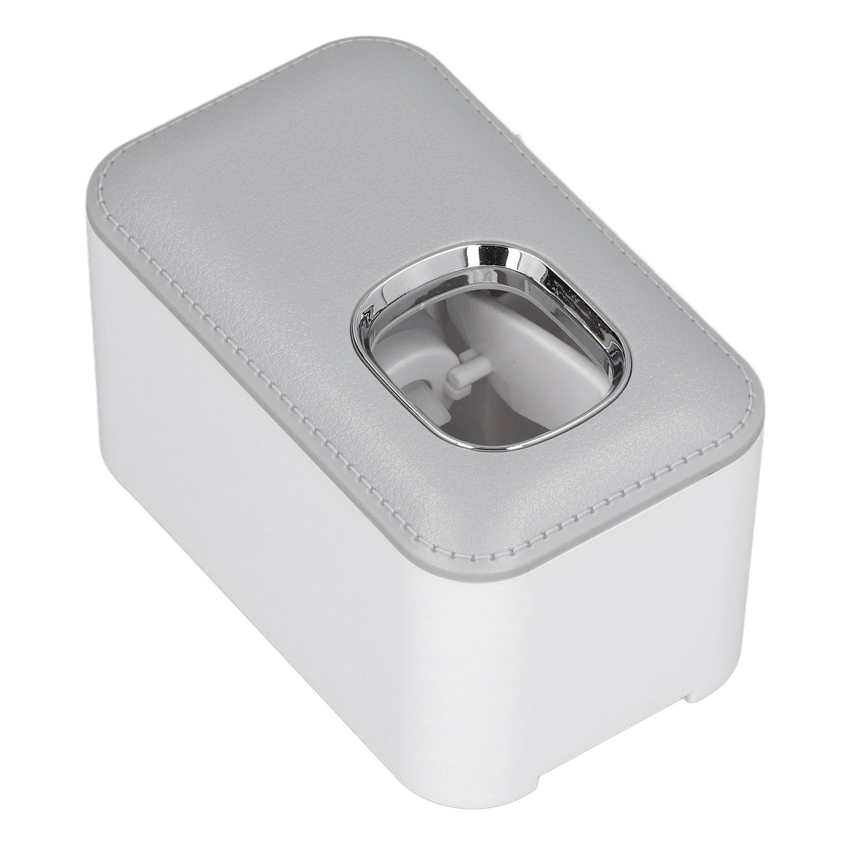 Toothpaste Dispenser Full Automatic Wall Mounted Hands Free Easy Operation Toothpaste Squeezer for Bathroom Hotel Gray