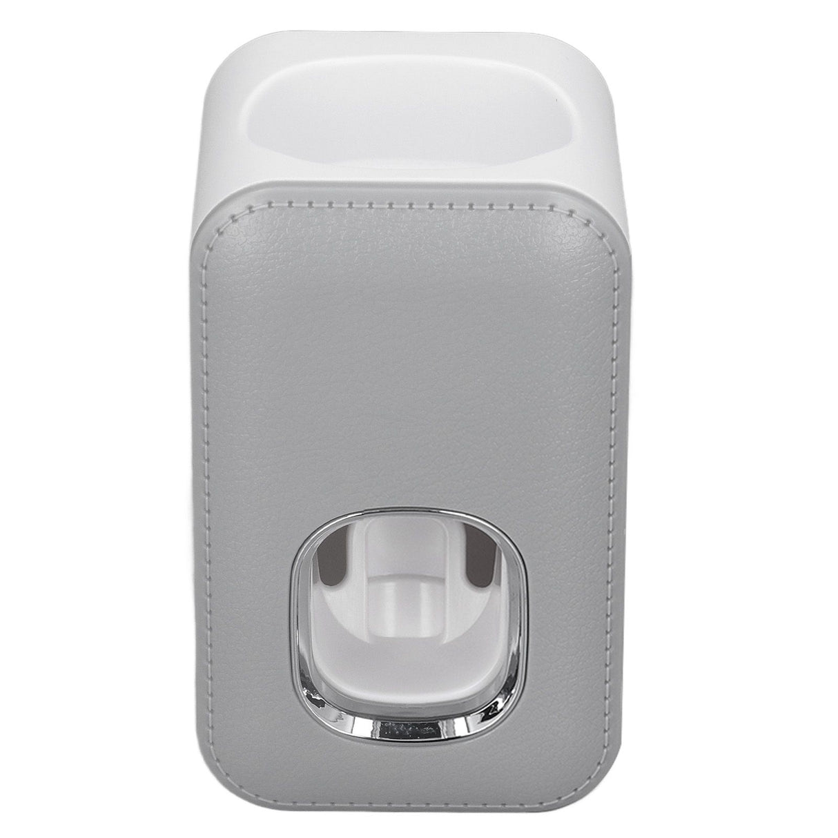 Toothpaste Dispenser Full Automatic Wall Mounted Hands Free Easy Operation Toothpaste Squeezer for Bathroom Hotel Gray