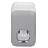 Toothpaste Dispenser Full Automatic Wall Mounted Hands Free Easy Operation Toothpaste Squeezer for Bathroom Hotel Gray