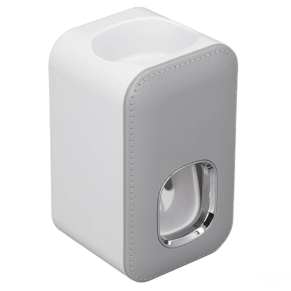Toothpaste Dispenser Full Automatic Wall Mounted Hands Free Easy Operation Toothpaste Squeezer for Bathroom Hotel Gray