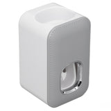 Toothpaste Dispenser Full Automatic Wall Mounted Hands Free Easy Operation Toothpaste Squeezer for Bathroom Hotel Gray - Rear View
