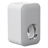 Toothpaste Dispenser Full Automatic Wall Mounted Hands Free Easy Operation Toothpaste Squeezer for Bathroom Hotel Gray