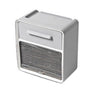 Toilet Paper Roll Box Waterproof Wall Mount Toilet Tissue Holder No Punch Bathroom Tissue Roll Box Double Layer Grey