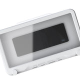 Waterproof Cell Phone Case Shower Phone Holder Wall Hanging Free Punch 360 Degree Rotation Touch Screen For Bathroom Kitchen White - 45-Degree Angle