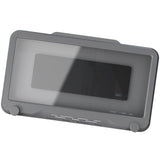 Waterproof Cell Phone Case Shower Phone Holder Wall Hanging Free Punch 360 Degree Rotation Touch Screen For Bathroom Kitchen Grey - Front View