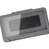 Waterproof Cell Phone Case Shower Phone Holder Wall Hanging Free Punch 360 Degree Rotation Touch Screen For Bathroom Kitchen Grey - Side View