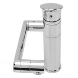 Universal Basin Faucet with Hose Metal Single Hole Sink Tap for Kitchen Bathroom G1/2 Thread - Front View
