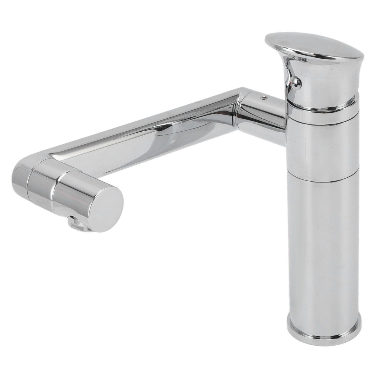 Universal Basin Faucet with Hose Metal Single Hole Sink Tap for Kitchen Bathroom G1/2 Thread