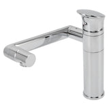Universal Basin Faucet with Hose Metal Single Hole Sink Tap for Kitchen Bathroom G1/2 Thread
