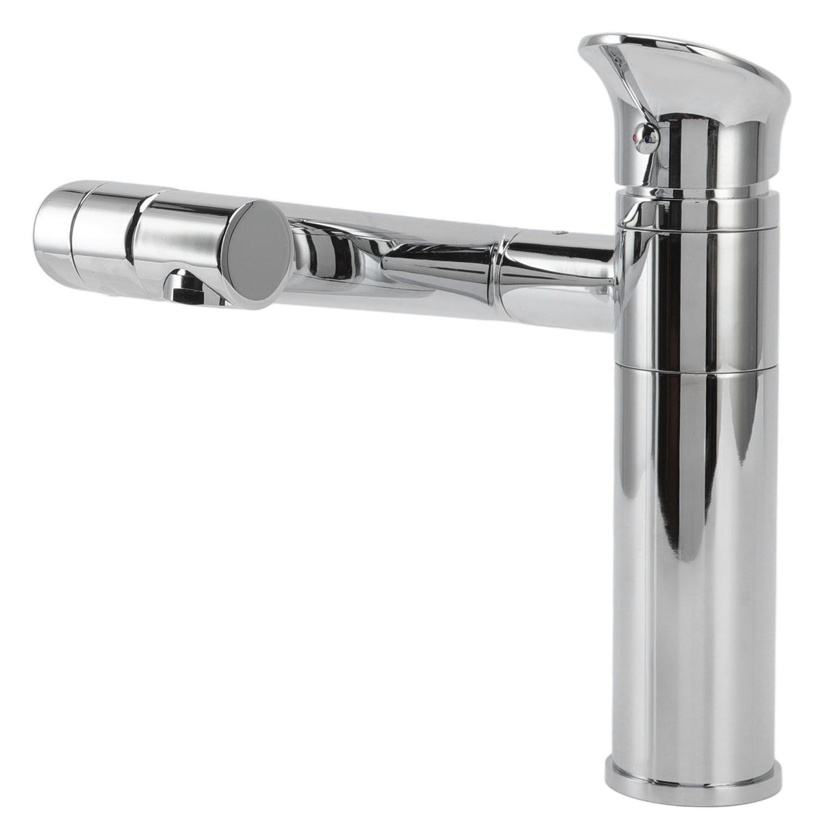 Universal Basin Faucet with Hose Metal Single Hole Sink Tap for Kitchen Bathroom G1/2 Thread