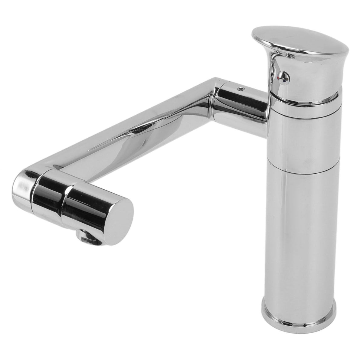 Universal Basin Faucet with Hose Metal Single Hole Sink Tap for Kitchen Bathroom G1/2 Thread