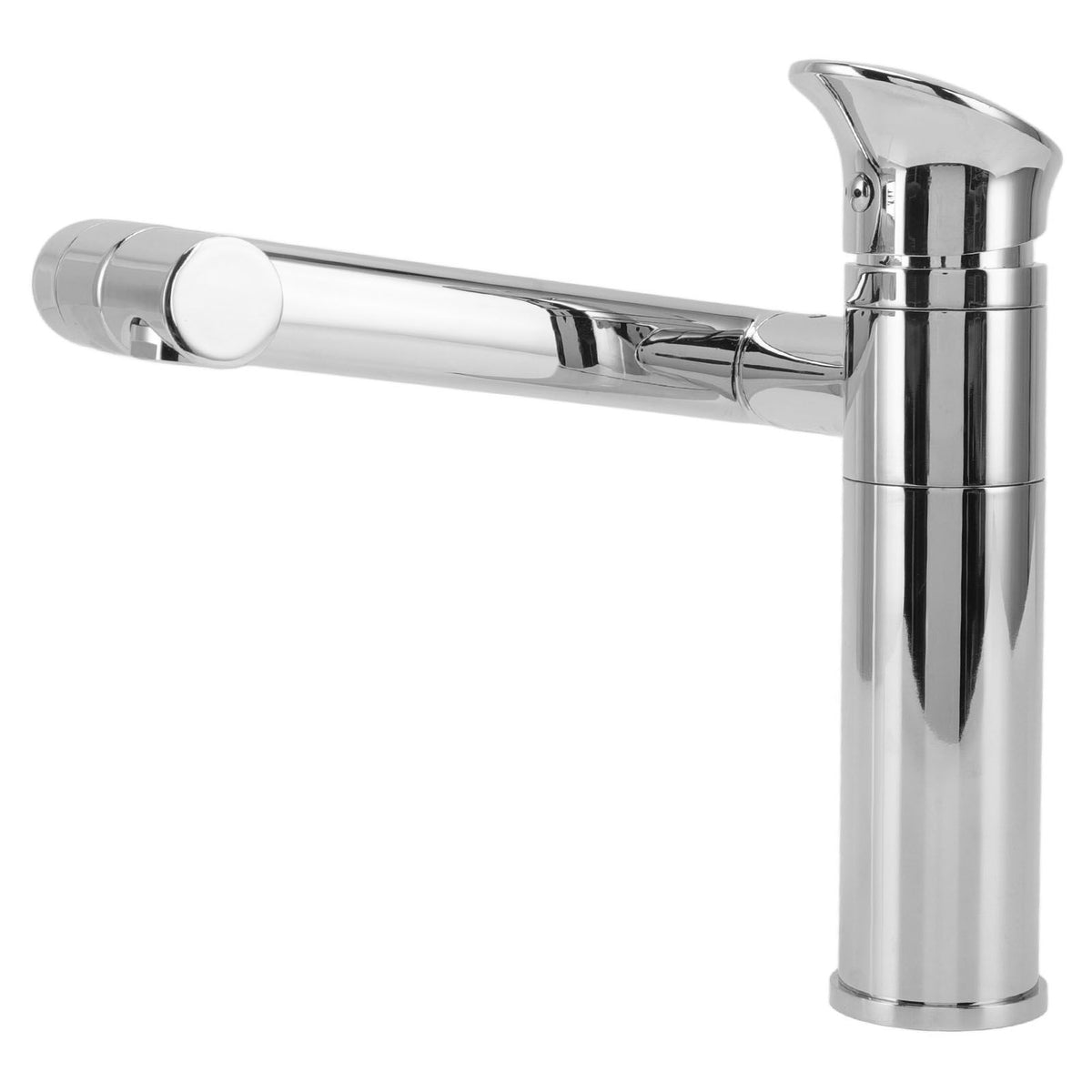 Universal Basin Faucet with Hose Metal Single Hole Sink Tap for Kitchen Bathroom G1/2 Thread