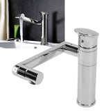 Universal Basin Faucet with Hose Metal Single Hole Sink Tap for Kitchen Bathroom G1/2 Thread - Extra Image