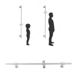 Shower Slide Bar Stainless Steel Head Holder Adjustable Wall Mount Home Decor for Bathroom - Extra Image