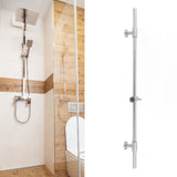 Shower Slide Bar Stainless Steel Head Holder Adjustable Wall Mount Home Decor for Bathroom - Extra Image
