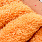 Towel Cleaning Cloth Microfibre Hanging Dish Hand Wiping for Kitchen Bathroom Toilet Orange - Front View