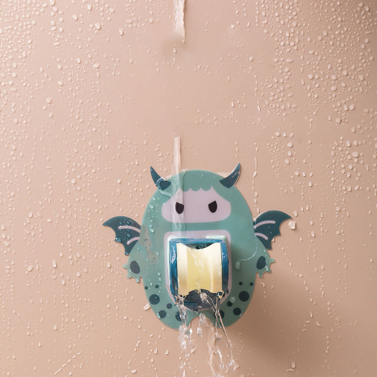 Shower Holder for Wall No Punching Nozzle Hanging Bracket Seat Bathroom Supplies Accessories Dragon Pattern