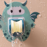 Shower Holder for Wall No Punching Nozzle Hanging Bracket Seat Bathroom Supplies Accessories Dragon Pattern
