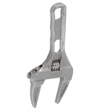 Bathroom Wrench Aluminum Adjustable Large Opening Wrench for Bathroom Basin Drain Repair Tools 6‑68mm Clamping Range
