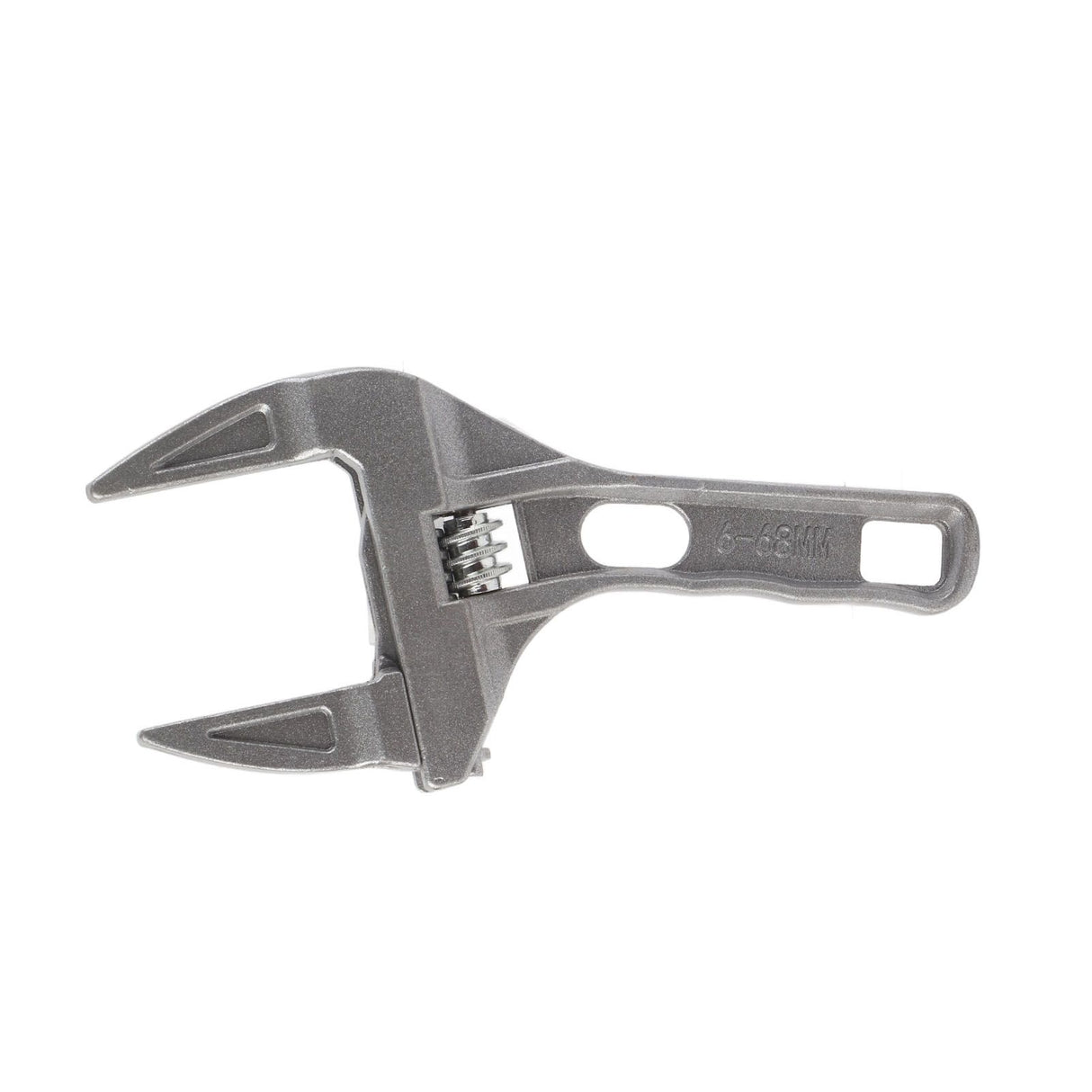 Bathroom Wrench Aluminum Adjustable Large Opening Wrench for Bathroom Basin Drain Repair Tools 6‑68mm Clamping Range
