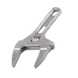 Bathroom Wrench Aluminum Adjustable Large Opening Wrench for Bathroom Basin Drain Repair Tools 6‑68mm Clamping Range