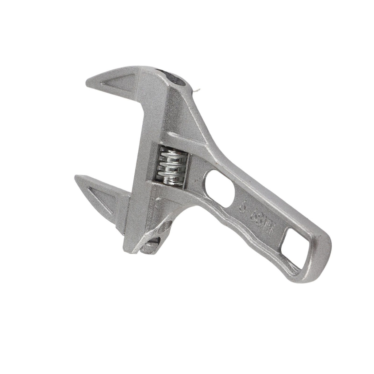 Bathroom Wrench Aluminum Adjustable Large Opening Wrench for Bathroom Basin Drain Repair Tools 6‑68mm Clamping Range
