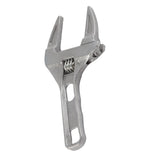 Bathroom Wrench Aluminum Adjustable Large Opening Wrench for Bathroom Basin Drain Repair Tools 6‑68mm Clamping Range
