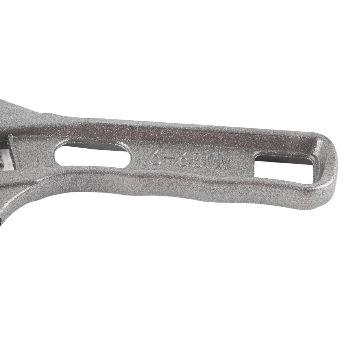 Bathroom Wrench Aluminum Adjustable Large Opening Wrench for Bathroom Basin Drain Repair Tools 6‑68mm Clamping Range