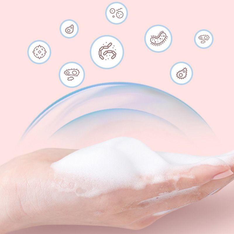 Touchless Automatic Sensor Soap Dispenser Cartoon Pet Waterproof Smart Foam Soap Dispenser White