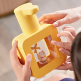 Touchless Automatic Sensor Soap Dispenser Cartoon Pet Waterproof Smart Foam Soap Dispenser Yellow Fortune Cat