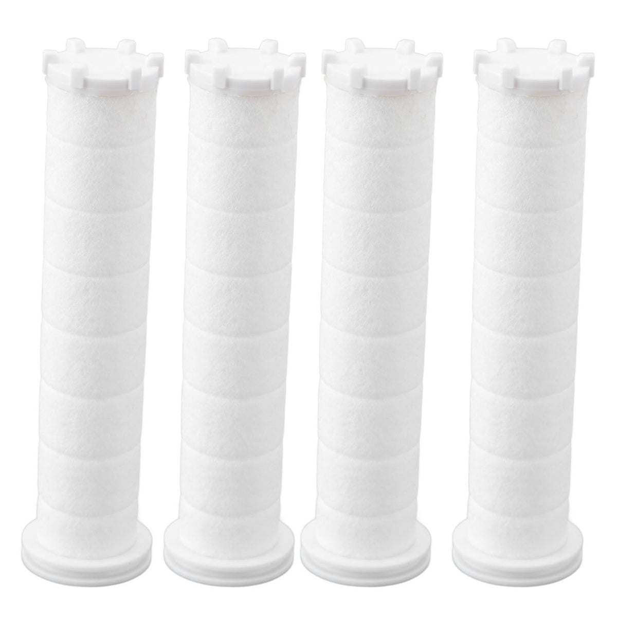 12pcs Shower Head Filter Element PP Cotton White Bath Accessories for Detachable Hydro Shower Head Set