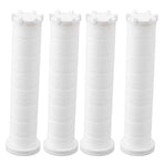 12pcs Shower Head Filter Element PP Cotton White Bath Accessories for Detachable Hydro Shower Head Set