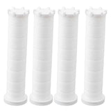 12pcs Shower Head Filter Element PP Cotton White Bath Accessories for Detachable Hydro Shower Head Set - Front View