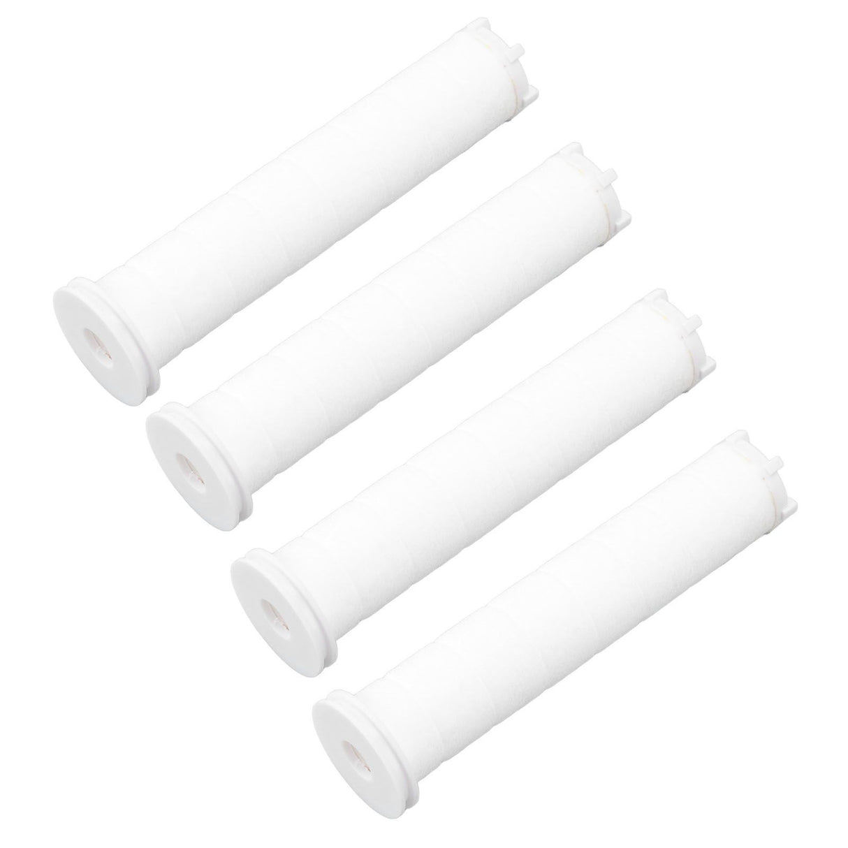 12pcs Shower Head Filter Element PP Cotton White Bath Accessories for Detachable Hydro Shower Head Set