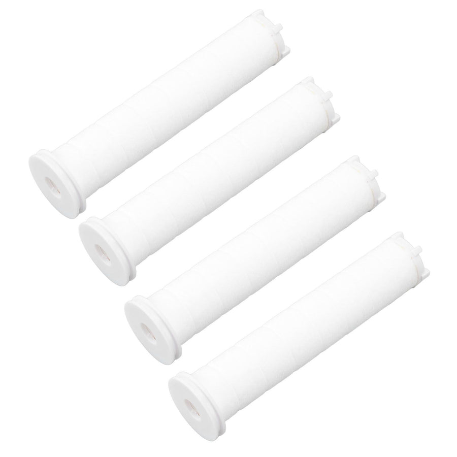 12pcs Shower Head Filter Element PP Cotton White Bath Accessories for Detachable Hydro Shower Head Set