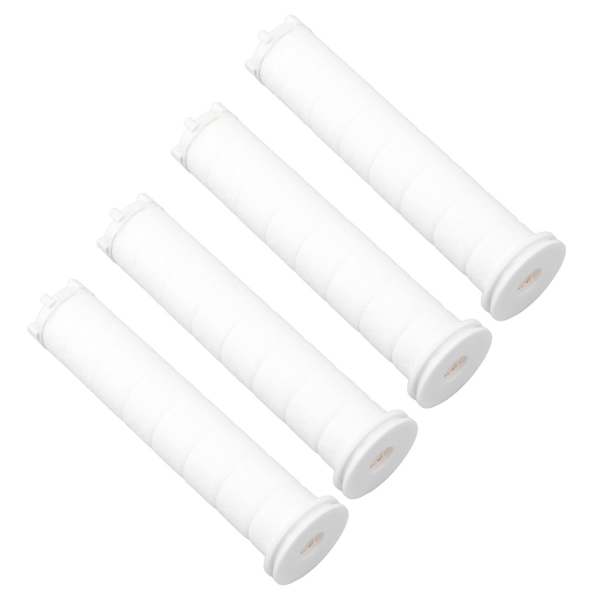 12pcs Shower Head Filter Element PP Cotton White Bath Accessories for Detachable Hydro Shower Head Set