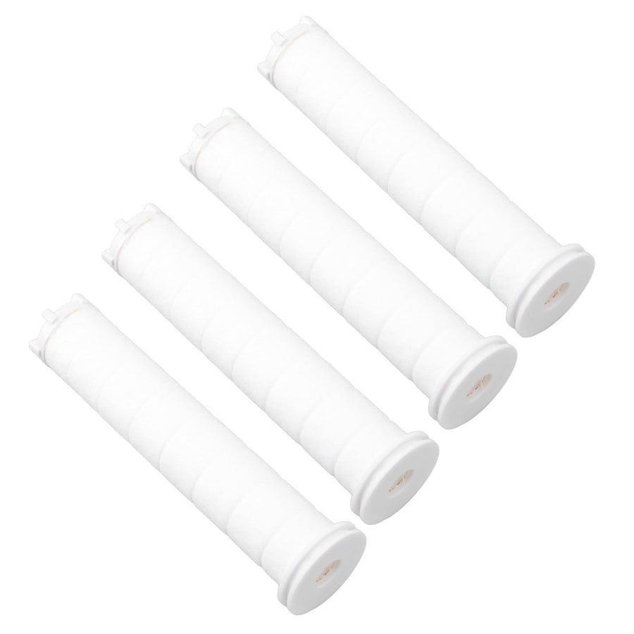 12pcs Shower Head Filter Element PP Cotton White Bath Accessories for Detachable Hydro Shower Head Set