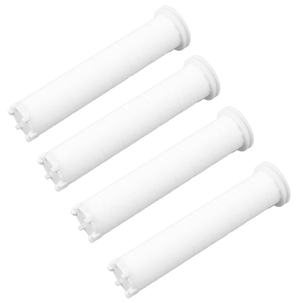 12pcs Shower Head Filter Element PP Cotton White Bath Accessories for Detachable Hydro Shower Head Set