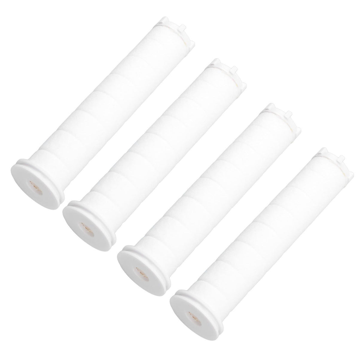 12pcs Shower Head Filter Element PP Cotton White Bath Accessories for Detachable Hydro Shower Head Set