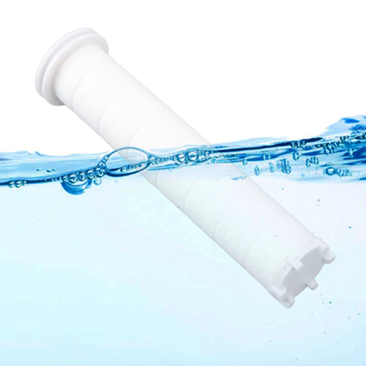 12pcs Shower Head Filter Element PP Cotton White Bath Accessories for Detachable Hydro Shower Head Set