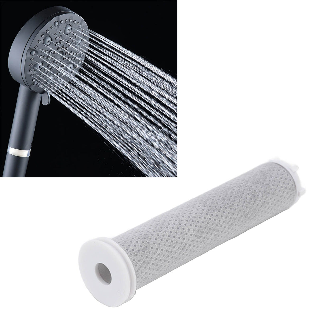 Shower Filter Cartridge Easy To Install Safe Impurities Reducing Shower Filter Accessories for Home
