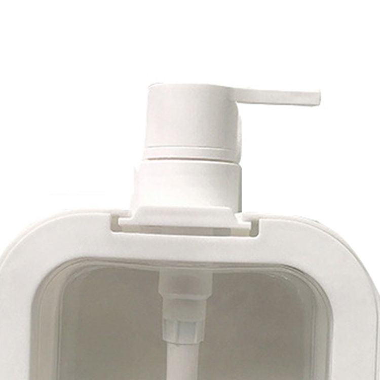 Empty Lotion Pump Bottle Odorless Transparent PET 500ml Recyclable Refillable Lotion Dispenser for Travel Bend