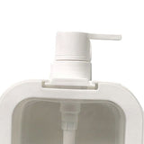 Empty Lotion Pump Bottle Odorless Transparent PET 500ml Recyclable Refillable Lotion Dispenser for Travel Bend - Front View