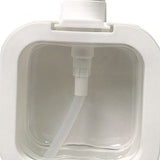 Empty Lotion Pump Bottle Odorless Transparent PET 500ml Recyclable Refillable Lotion Dispenser for Travel Bend - Side View