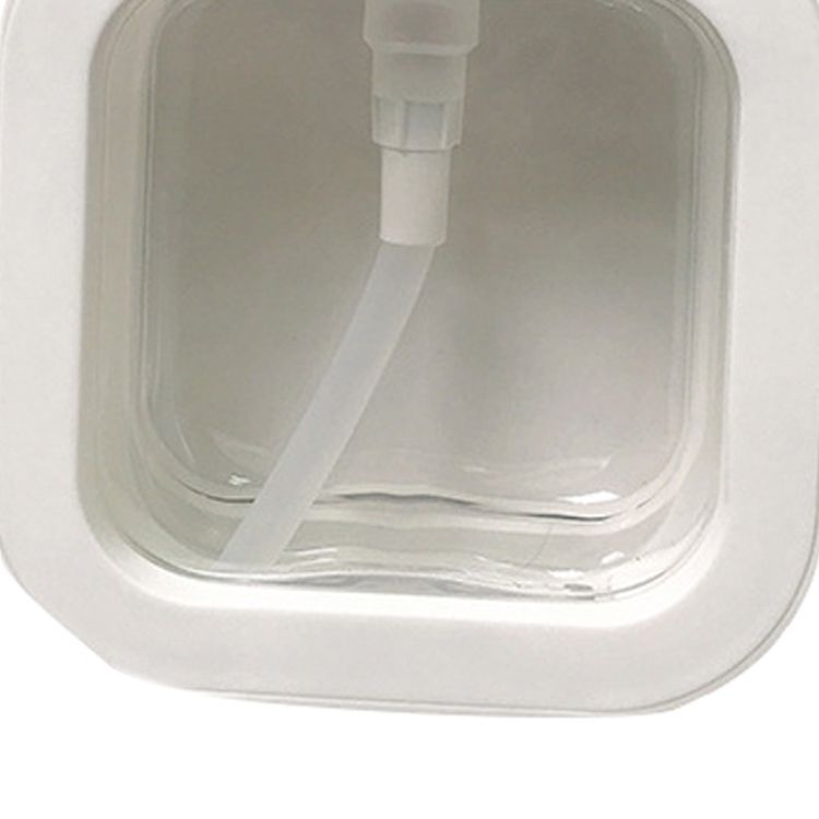 Empty Lotion Pump Bottle Odorless Transparent PET 500ml Recyclable Refillable Lotion Dispenser for Travel Bend