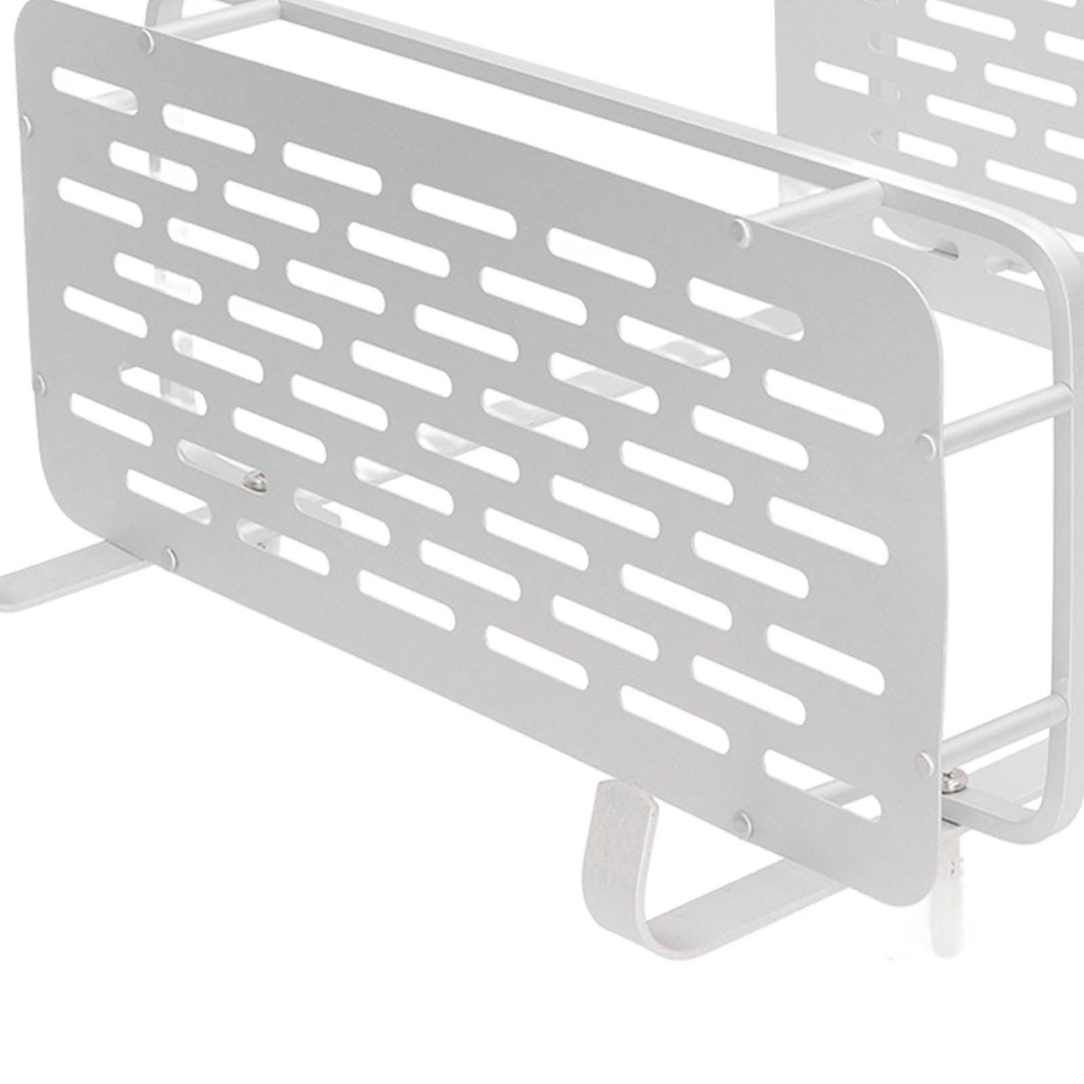 Wall Mounted Shelves Aluminum Alloy Matte Two Layers Floating Storage Shelves for Bathroom Kitchen Living Room