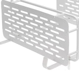 Wall Mounted Shelves Aluminum Alloy Matte Two Layers Floating Storage Shelves for Bathroom Kitchen Living Room - Extra Image