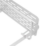 Wall Mounted Shelves Aluminum Alloy Matte Two Layers Floating Storage Shelves for Bathroom Kitchen Living Room